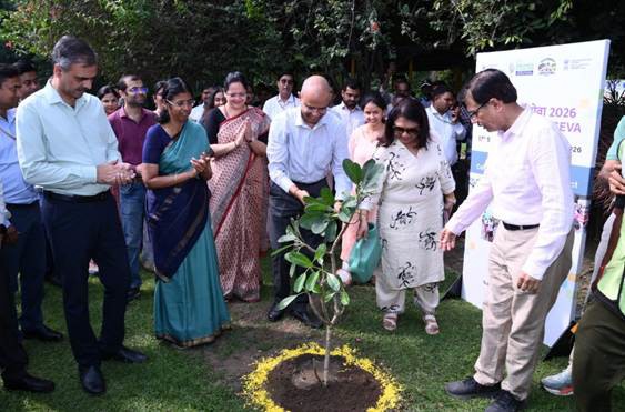 Joint Plantation Drive by MoHUA and MoJS during Swachhata Hi Seva 2026