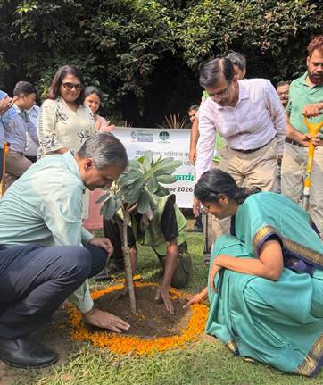 Plantation activity during Swachhata Hi Seva 2026